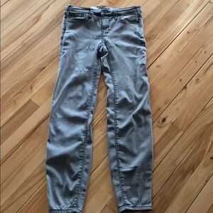 Pilcro & the Letterpress gray stretch skinny jeans